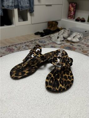 Tory Burch Leopard Print Sandals